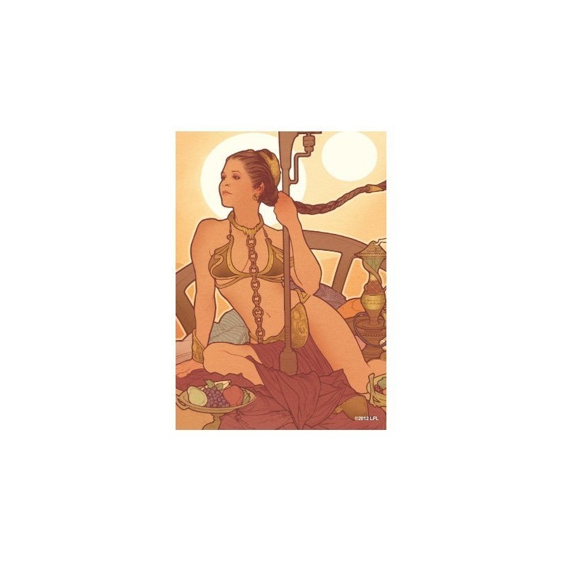 Protège-cartes illustré art sleeves vertical princess Leia standard Protège-cartes illustré art sleeves vertical princess Leia standard