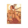 Protège-cartes illustré art sleeves vertical princess Leia standard