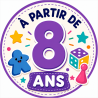Huit ans et plus